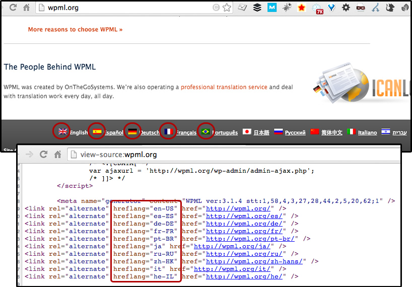 Language vs. Country Targeting