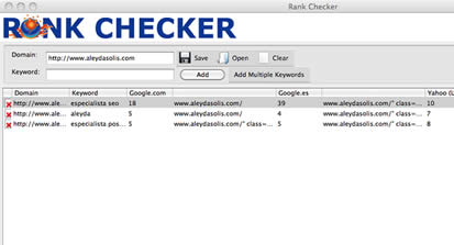 Rank Checker Firefox Extension