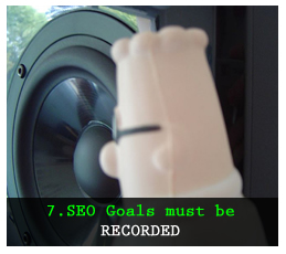 Recorded SEO Goals