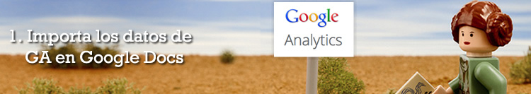 Importa los datos de Google Analytics a Google Docs