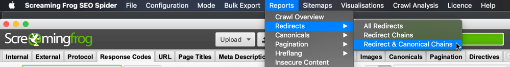 redirects canonical chains