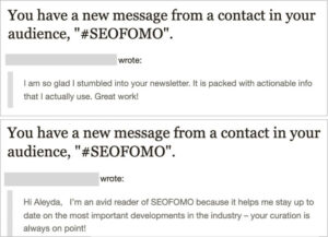 #SEOFOMO Feedback