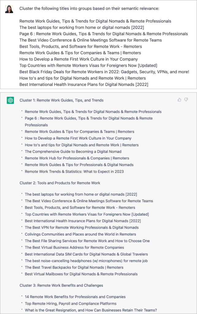 Articles Clustering gptchat