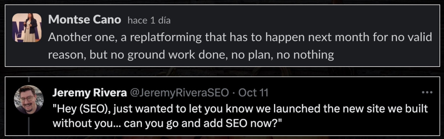 Web migrations and Re-platforming SEO Issues